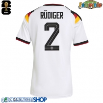 Maglie da calcio Germania Antonio Rudiger #2 Prima Maglia Femminile Mondiali 2026  Manica Corta